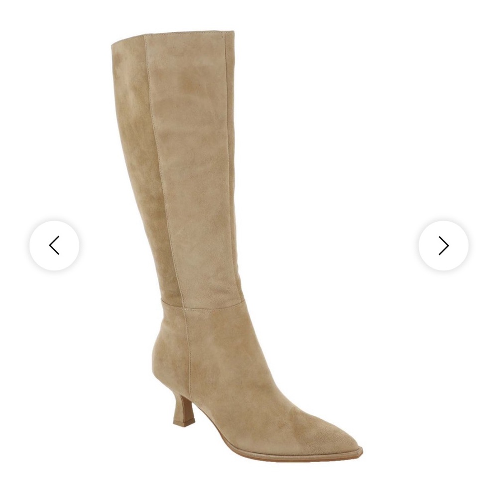Dolce Vita Women's Auggie Camel Suede Heeled Boots NEVER WORN🤍